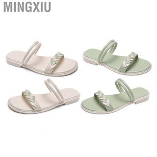 Mingxiu Summer Slipper  Rubber Platform Mixed Color Beach Slipper  for Holiday