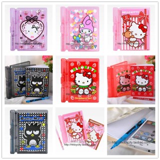 Sanrio Kitty Melody Badtz Maru XO Notebook+ Sign Pen Gift Box Set 348734