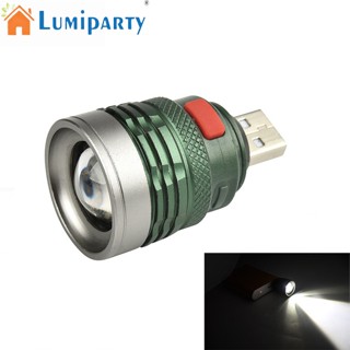 Lumiparty ไฟฉาย Led อลูมิเนียมอัลลอย แบบพกพา สว่างมาก ระยะไกล แข็งแรง