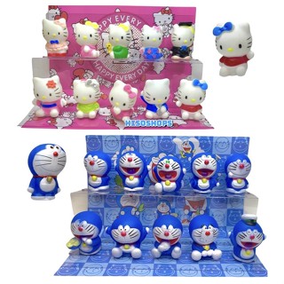 Model Set Doraemon&amp;Hello Kitty โมเดลโดราเอม่อน โมเดลคิตตี้ ของเล่นของสะสมสําหรับเด็ก  กดตัวเลือกจากภาพ