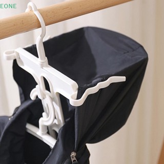 Eone ไม้แขวนเสื้อพลาสติก พร้อมคลิปหนีบหมวก 360° ขายดี เสื้อกันหนาว คอเต่า มีฮู้ด