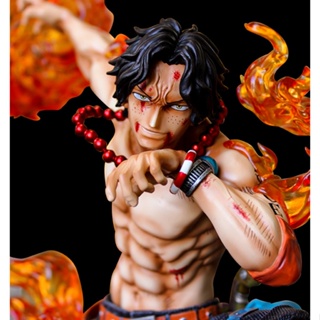 Akihabara โมเดลฟิกเกอร์อนิเมะ One Piece GK Yandi Ace ของเล่นสําหรับเด็ก