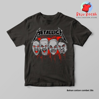 เสื้อยืด ลาย Metallica BAND สําหรับเด็ก