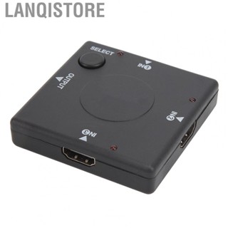 Lanqistore HD Multimedia Interface Switcher  3 in 1 Out Switcher High Bandwidth 3.4Gbps Data Transmission  for Computers