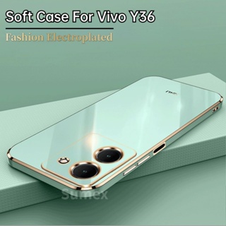 เคสโทรศัพท์มือถือแบบนิ่ม กันกระแทก กันรอยกล้อง ลายแฟชั่น สําหรับ Vivo Y36 2023 4G hp Vivoy36 Vevo Y 36 36Y Y27 5G