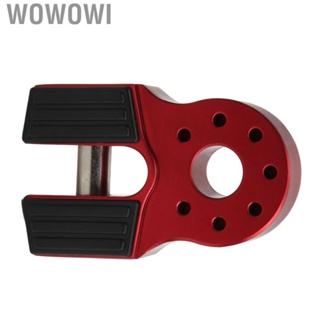 Wowowi Winch Shackle Link     Wear Flat Towing Hook Mount Aluminium 16000lb Load  for 3/8in Winching Rope for UTV SUV Pickup