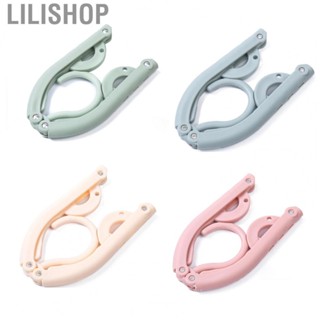 Lilishop Folding Clothes Hanger Multiuseal Plastic Drying Clothes Rack Outdoor