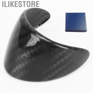 Ilikestore Gear Shift Lever Knob Cover   Installation Carbon Fiber Scratch Resistant Strong Toughness Bright Black Gear Shift Knob Cover  for Cooper R55 R56 R57 R58