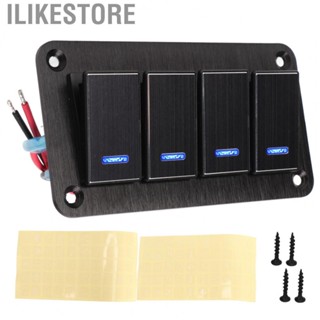 Ilikestore Rocker Switch Panel  Better Control 4 Gang Switch Panel On Off  for Automobile