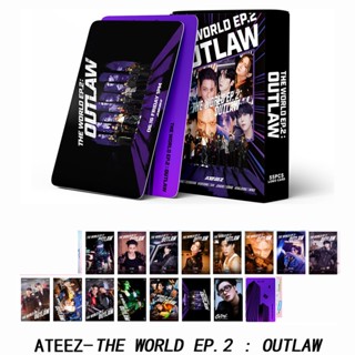 โปสการ์ดโลโม่ ATEEZ 9th Mini Album THE WORLD EP.2 OUTLAW ราคาถูก 55 ชิ้น ต่อกล่อง