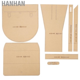 Hanhan Messenger Bag Stencil  Sturdy Practical Messenger Bag Template Acrylic Portable Light Weight  for DIY