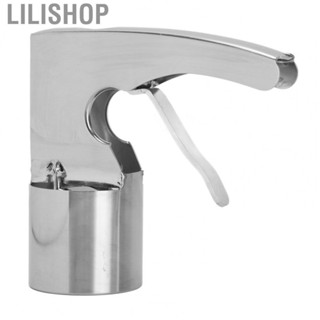 Lilishop Cylinder Ice  Scoop Stainless Steel Ergonomic Design Adjustable Thickness Ice  Scooper