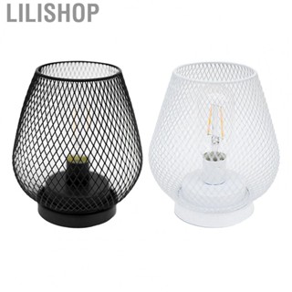 Lilishop Wrought Iron Lamp  Bedroom Night Light Minimalist  for Canteen