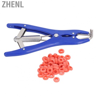 Zhenl Tail Docking Pliers Castration Ring Applicator Labor Saving Wear Resistant Plastic Steel Easy To Use for Pasture