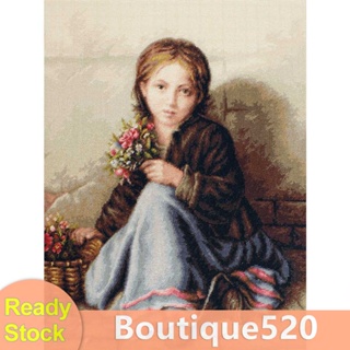 [boutique520.th] ขายดี ชุดปักครอสสติตช์ ลายดอกไม้ สําหรับตกแต่งบ้าน DIY