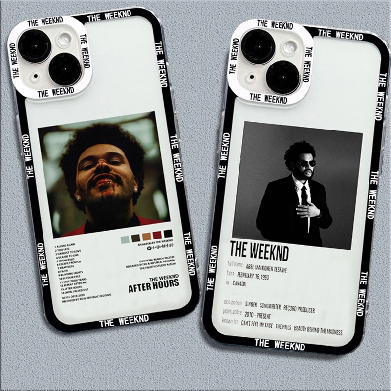 เคสโทรศัพท์มือถือแบบใส กันกระแทก ลายโปสเตอร์ The Weeknd Minimalist สําหรับ iPhone 14 13 12 11 15 Pro Max XR XS X 7 8 Plus SE 2020