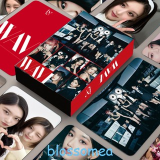 Blossomea โปสการ์ด อัลบั้มรูปภาพ IVE WAVE Gaeul Yujin Gaeul Wonyoung LIZ LOMO 55 ชิ้น ต่อชุด