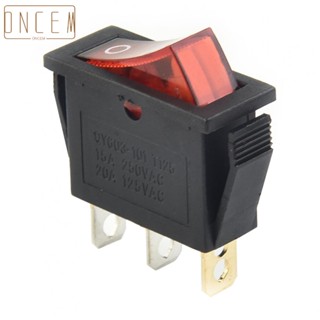 【ONCEMOREAGAIN】Rocker Switch Red With Light Switch Button Switch Function 20A 125V 5A 250V