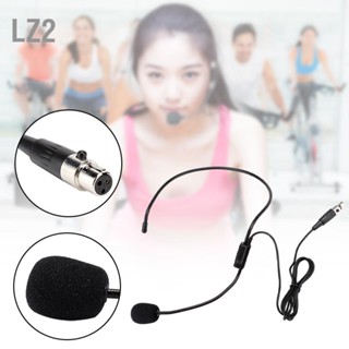 LZ2 Mini XLR 3 Pins TA3F Plug Professional Wireless Head Wear Mic ชุดหูฟังไมโครโฟน