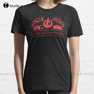 เสื้อยืด พิมพ์ลาย Uncle IrohS Fine Tea Shop Avatar The Last Airbender ขนาดใหญ่ เหมาะกับเดินชายหาด สําหรับผู้ชาย และผู้หญิง