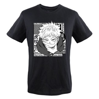 เสื้อยืดคอกลม แขนสั้น พิมพ์ลายการ์ตูนญี่ปุ่น Jujutsu Kaisen ขนาดใหญ่ แฟชั่นฤดูร้อน สําหรับผู้ชาย 2023