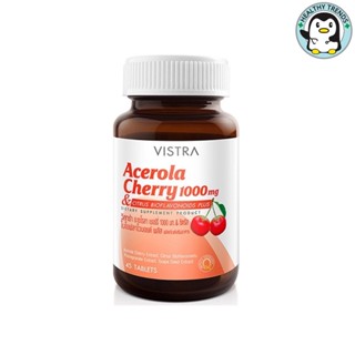 VISTRA Acerola Cherry 1000 mg. (45 Tablets) 62.25g. [HT]