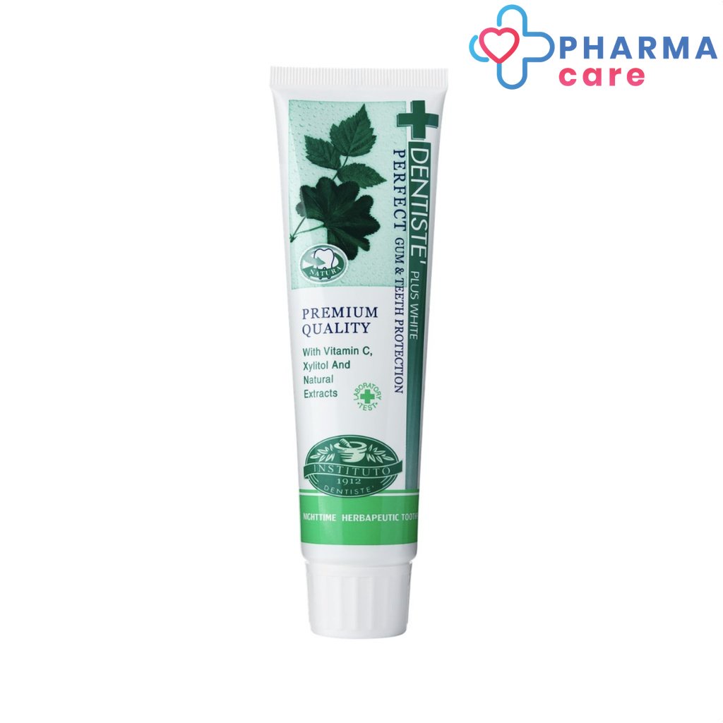 Dentiste' Original Toothpaste Tube ยาสีฟัน สูตรออริจินัล ดั้งเดิม แบบหลอดขนาด 100G. เดนทิสเต้ [PC]