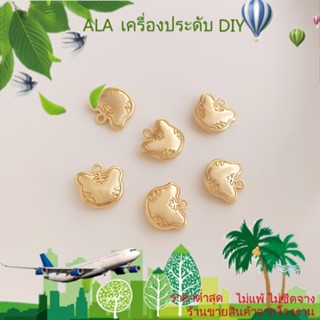 ❤️เครื่องประดับ DIY❤️จี้สร้อยข้อมือ ชุบทอง 14k รูปการ์ตูนหัวเสือ ปีเสือ ปีเบนมิ่ง ปีเสือ DIY[จี้/ลูกปัด/สร้อยคอ/สร้อยข้อมือ/กําไลข้อมือ/ต่างหู]