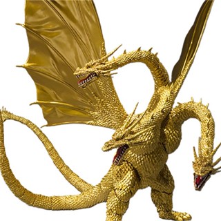 Spot 30cm Godzilla movie animation SHM three-headed dragon king about monster Kitora 2nd generation removable doll collection Figma
