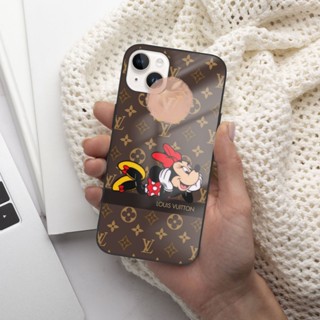 เคสโทรศัพท์มือถือ กันกระแทก ลายการ์ตูนมินนี่ สําหรับ IPhone 14 Plus 13 Pro Max 12 Mini X 2