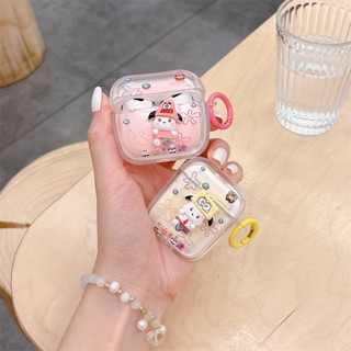 เคสหูฟังบลูทูธ ลายการ์ตูน SpongeBob X Pochacco สําหรับ AirPods Pro2 Airpod Pro 1 2 3 AirPods Pro 2