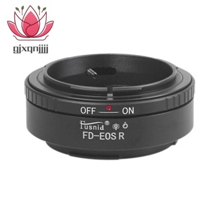 Fusnid แหวนอะแดปเตอร์เมาท์เลนส์ สําหรับเลนส์ Canon FD เป็นกล้องไร้กระจก Canon EOS R RP R5 R6 RF