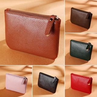 New Women Leather Coin Purse Small Wallet Change Purses Mini Zipper Money Bags