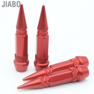 Jiabo Car Tire Valve Caps  Stainless Steel 4pcs Pointed High Hadness Practical Stem Cover for  Auto