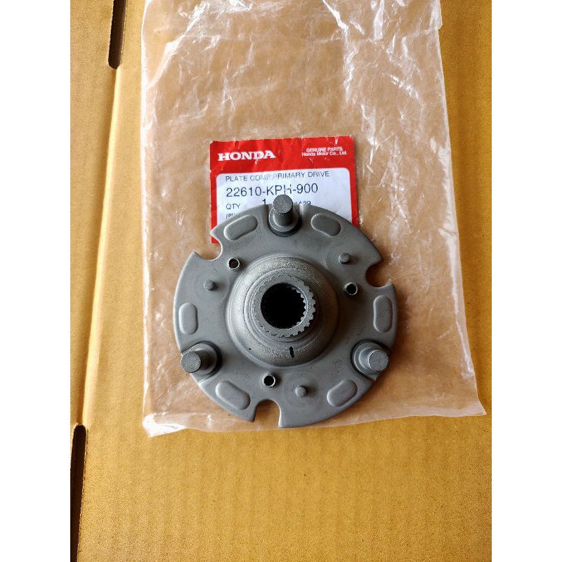 22610-KPH-900จานคลัทช์ก้อน,หลักยึดคลัทช์ ต้นกำลังขับตัวนอกแท้ เวฟ125S,D,R,T,ดรีม125,1ชิ้น อะไหล่แท้ศ