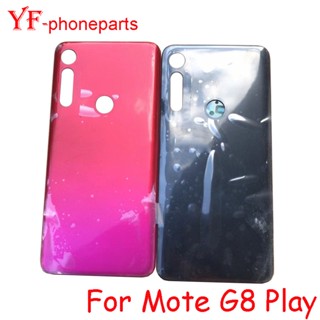 ฝาครอบแบตเตอรี่ด้านหลัง พร้อมเลนส์กล้อง คุณภาพดี สําหรับ Motorola Mote G8 Play