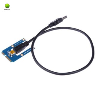 อะแดปเตอร์การ์ดไรเซอร์ขยาย USB 3.0 Mini PCI-E เป็น PCIe PCI Express 1X เป็น 16X สําหรับขุดบิตคอยน์