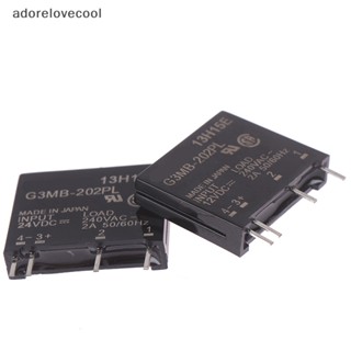 Adth ใหม่ โมดูลรีเลย์โซลิดสเตท 12V 24V G3MB-202P DC-AC PCB SSR 1 2 ชิ้น