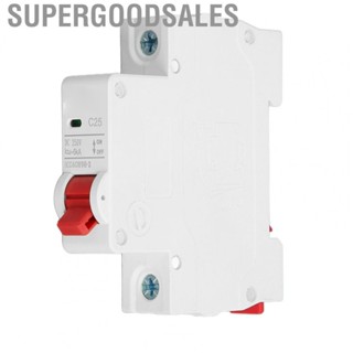 Supergoodsales DC Circuit Breaker 250V 25A PV Overload Protection for Office