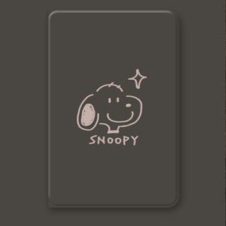 Snoopy เคสไอแพด air 3 4 5 mini 1 2 3 4 5 6 10.2 gen 7/8/9 เคส ipad pro 11 2022 gen10 Airbag tri-fold pen slot case