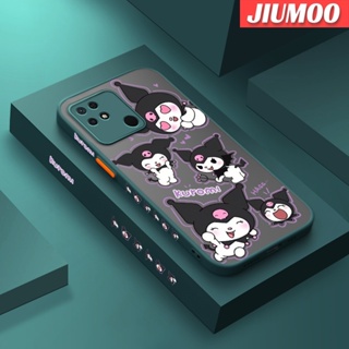 สําหรับ Redmi 10C เคสแฟชั่น Kuromi ฝ้า ดีไซน์ใหม่ ใส ขอบสี่เหลี่ยม เคสรูปแบบซิลิโคน กันกระแทก เคสป้องกัน