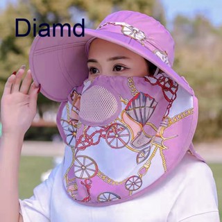 Diamd หมวกบังแดด ป้องกันรังสียูวี ระบายอากาศ เหมาะกับฤดูร้อน สําหรับผู้หญิง