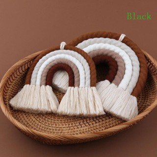 โมบายแขวนผนัง สีรุ้ง สีดํา สําหรับตกแต่งบ้าน ห้องเด็กเล็ก ห้องเรียน