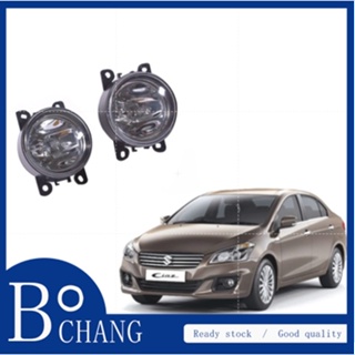 Bochang (มีหลอดไฟ) ไฟตัดหมอก กันชนหน้า สําหรับ Suzuki Ciaz 2015 2016 2017 2019 2018