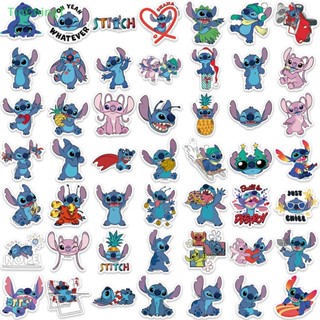 [TinChingT] สติกเกอร์ ลายการ์ตูน Lilo &amp; Stitch น่ารัก สําหรับตกแต่งไดอารี่ แล็ปท็อป กระเป๋าเดินทาง DIY 100 ชิ้น [ใหม่]