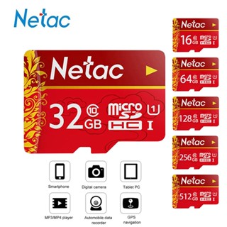 Netac การ์ดหน่วยความจําไมโคร 512GB 128GB 64GB SD 32GB 16GB สําหรับคอมพิวเตอร์ การ์ดวิดีโอ กล้อง