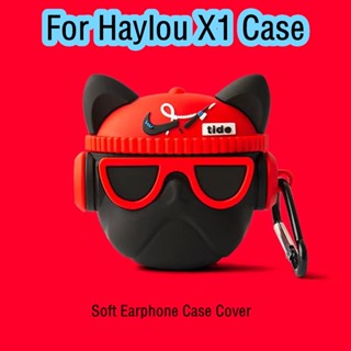 【จัดส่งด่วน】เคสหูฟัง แบบนิ่ม กันกระแทก ลายการ์ตูน สําหรับ Haylou X1 X1