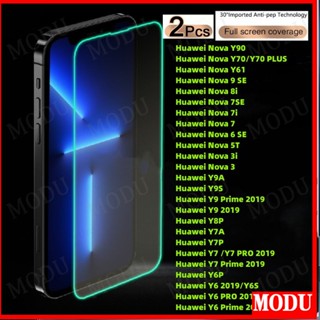 กระจกนิรภัยกันรอยหน้าจอ เรืองแสง สําหรับ Huawei Nova Y90 Y70 Y61 8i 9SE 7 7i 3 3i 5T Y9 Y7 Y6S Y9S Y7A Y6P Y7P Y8P Y6 Y6S Prime 2019 2 ชิ้น