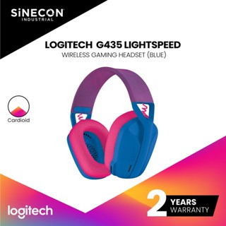 Logitech หูฟังเกมมิ่งไร้สายพร้อมไมค์ G435 LIGHTSPEED WIRELESS GAMING HEADSET - BLUE