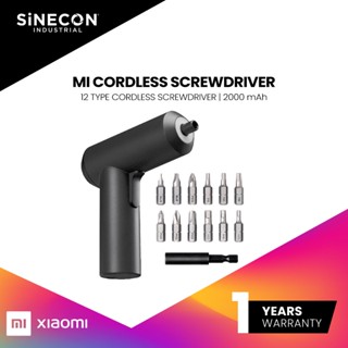 Xiaomi Mi Cordless Screwdriver ไขควงไฟฟ้าไร้สาย เปลี่ยนหัวได้ 12 แบบ พกพาง่ายสะดวก